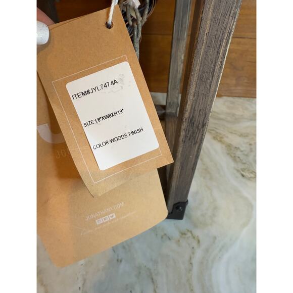 Magnolia Jonathan Y Farmhouse Rustic Barnwood Pendant Light - Picture 6 of 7